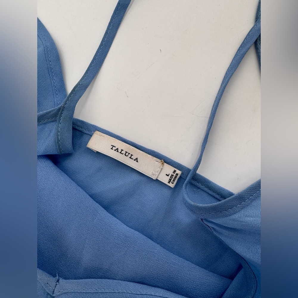 Talula Blue Tank Top Large - Picture 2 of 4